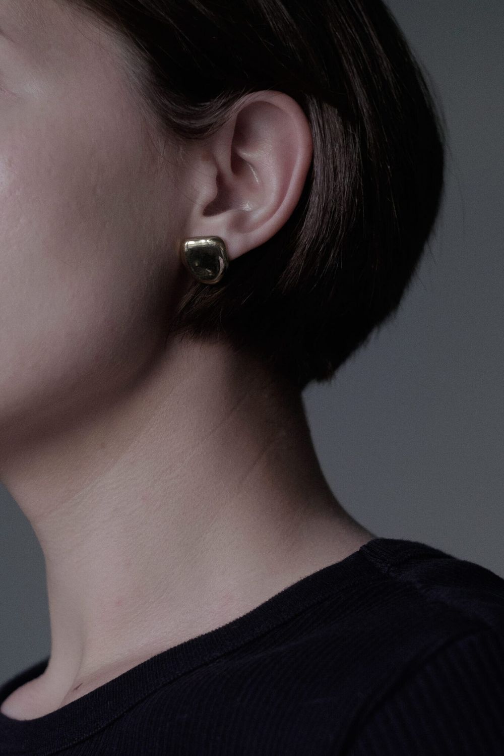 Серьги Резонанс, позолота