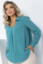 Блуза Вики (изумруд) Б12694-13 LT Collection