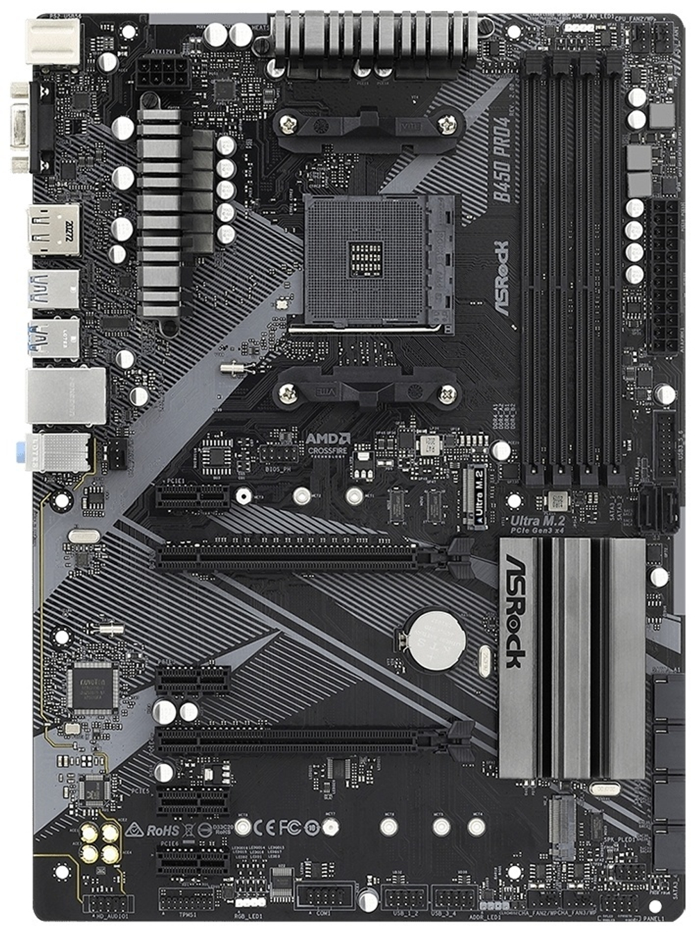 Материнская плата ASRock B450 PRO4 R2.0