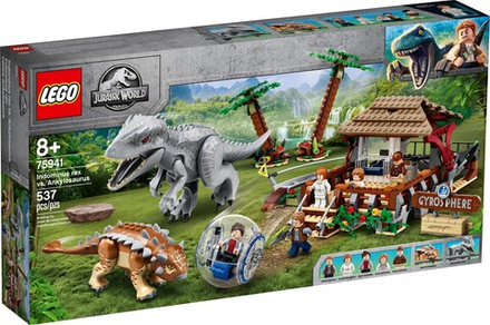 LEGO Jurassic World Индоминус-рекс против анкилозавра 75941