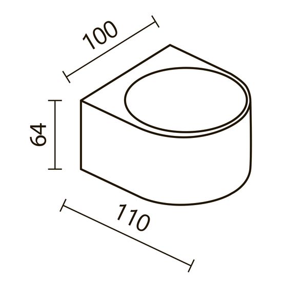 Архитектурная подсветка Outdoor O435WL-L5GF3K