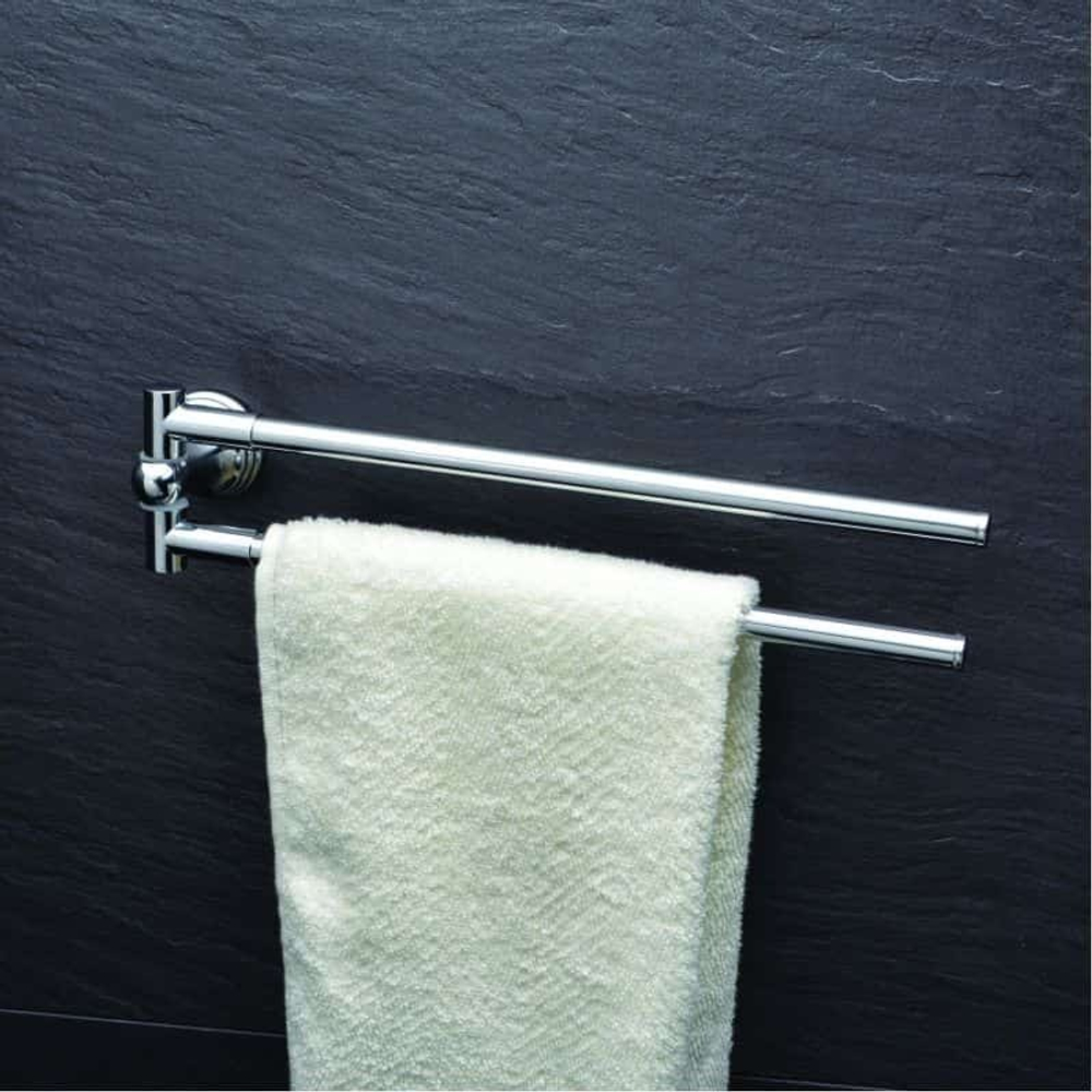 "LAGUNA" Полотенцедержатель поворотный двойной GR-7802A