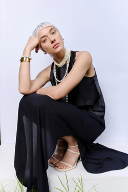 Юбка с разрезами