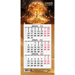 Календарь мини-трио на магните 2025"Денежное дерево» 10,8*24,5 см