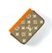 Клатч Louis Vuitton Felicie кремовый/серый