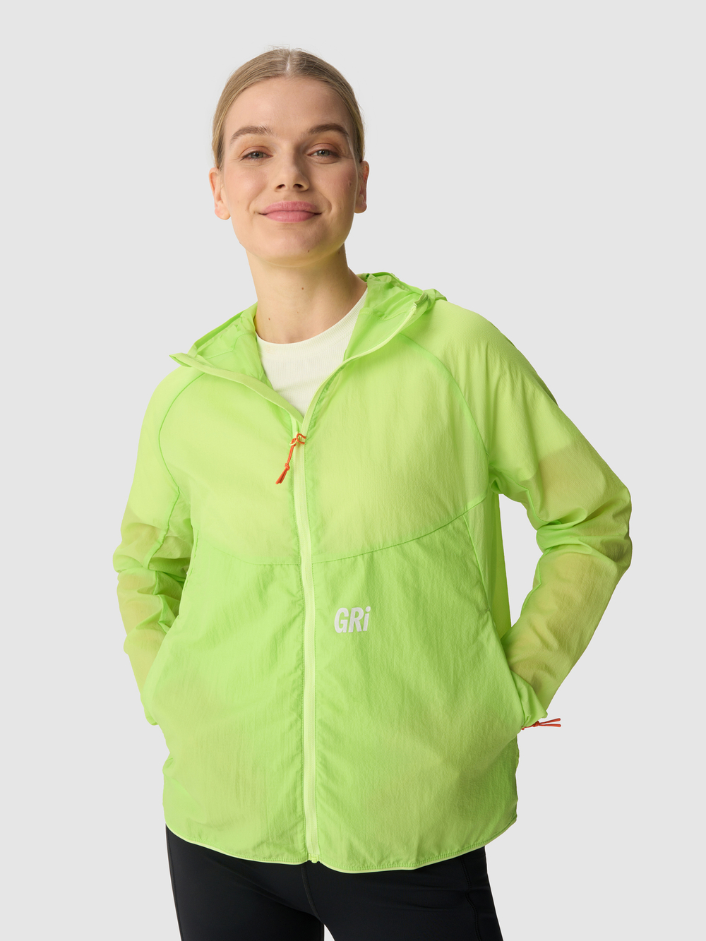 Куртка женская ветрозащитная GRI Ультра яблочная