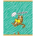 Тетрадь А5 48 л. ПЗБМ, скоба, клетка, фольга, конгрев, TWIN лак, "Тиградь" (5 видов), 029135, 5шт