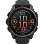 Смарт-часы Garmin Fenix 8 Amoled 43 мм Sapphire Carbon Grey Titanium, черно-серый браслет, 010-02903-21