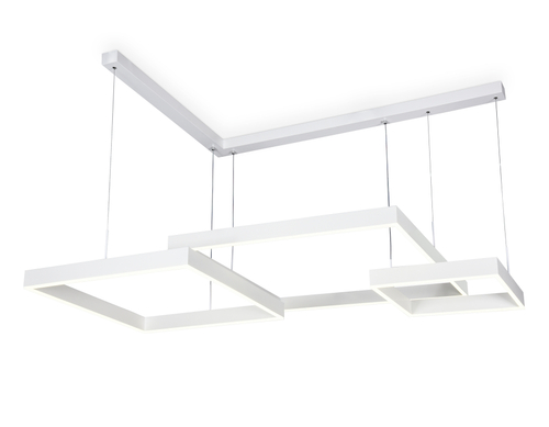 Светильник светодиодный подвесной с пультом FA6646/3 WH белый 195W 1260*1050*840 (ПДУ РАДИО 2.4G)