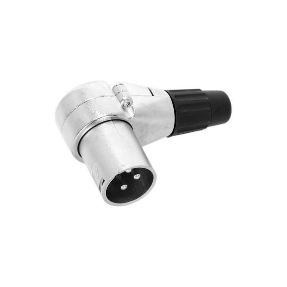 Adam Hall K4CXM3A - разъем XLR (M), 3-pin, угловой, металлический