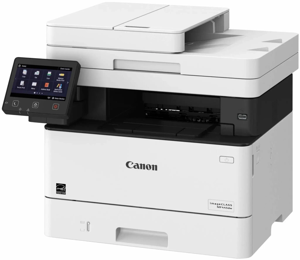 МФУ лазерный Canon i-SENSYS MF445dw, ч/б, A4, белый/черный