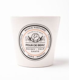 Виски - Пало Санто, свеча в фарфоре, Pour de Beau