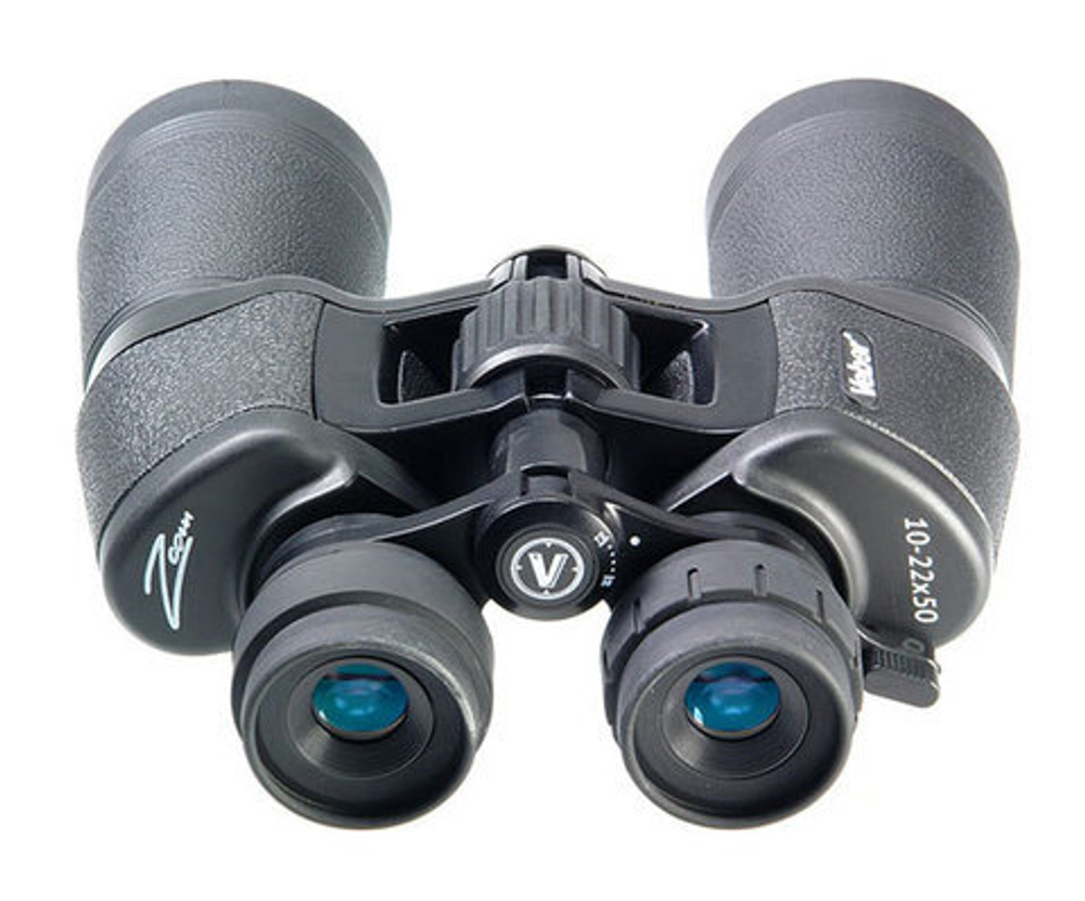 Бинокль Veber zoom 10-22x50 черный
