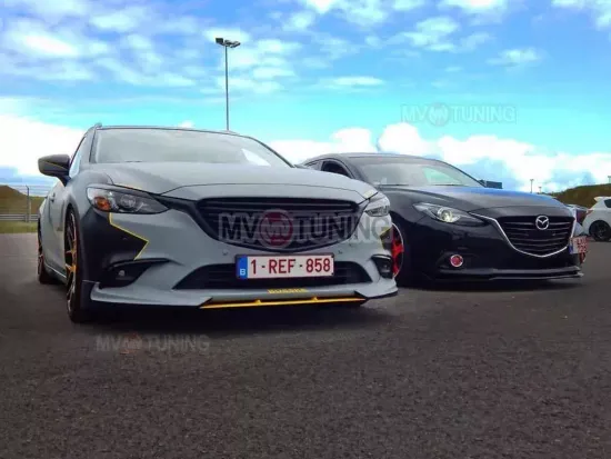 Спойлер-вставка между клыками для Mazda 6 GJ