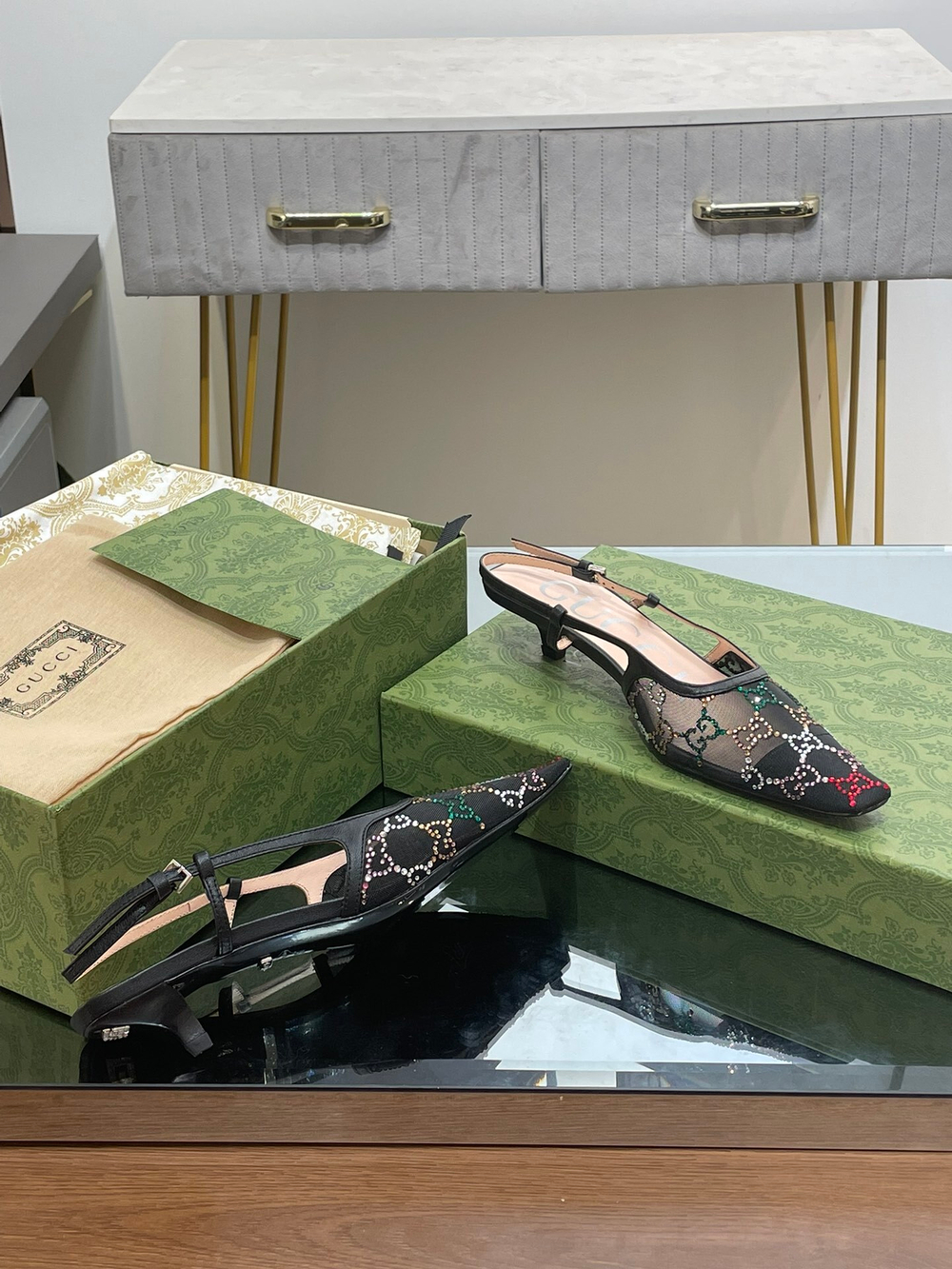 Gucci GG Slingback Pump 3.5 cm