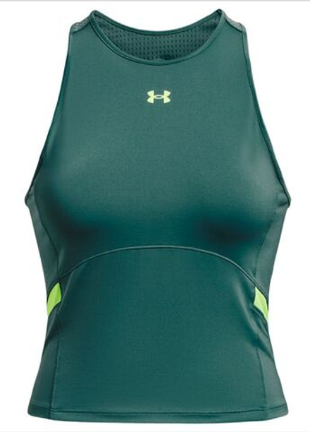 Женский топ теннисный Under Armour Armour Mesh Tank - Бирюзовый