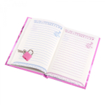 Блокнот в футляре, 14,5 см * 20,5 см, 7БЦ, Alingar, ламинация, замочек, вн.блок с дизайном, в линию, 45 л., "Фея-малышка"
