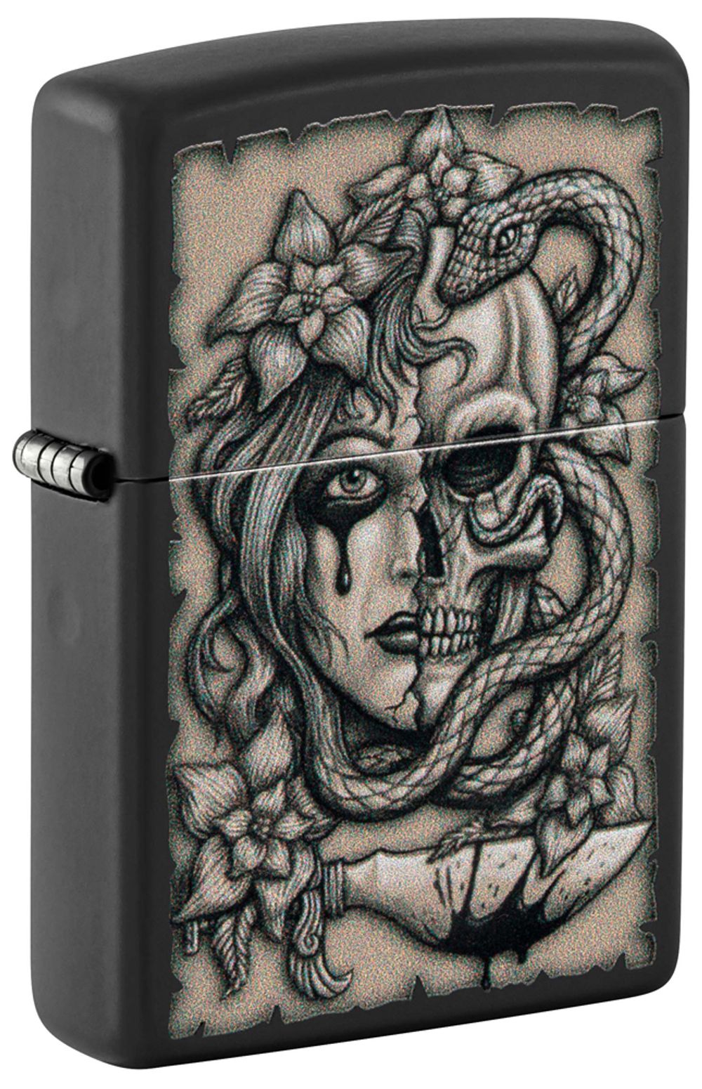 Зажигалка Zippo Gory Tattoo с покрытием Black Matte (48616) 2