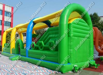 Надувной батут "Весёлая плантация" 12*5*6 м