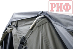 Палатка на крышу автомобиля РИФ Soft RT02-180 PRO, тент серый, 180х(240+70)х115 см