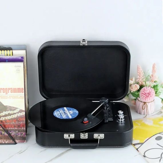 Qrammofon Retro RP-05 qara