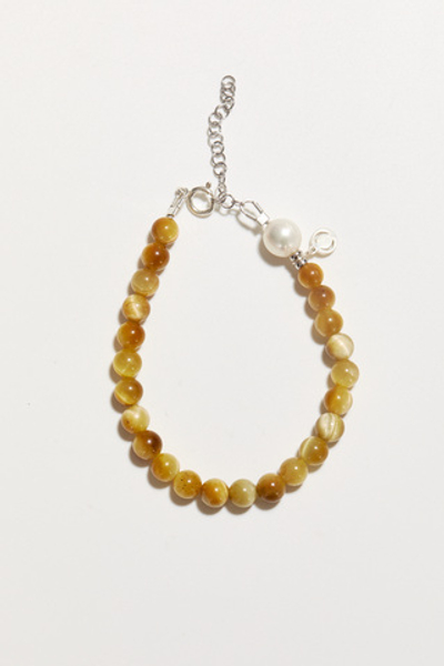 Браслет HONEY COMB из медового тигрового глаза