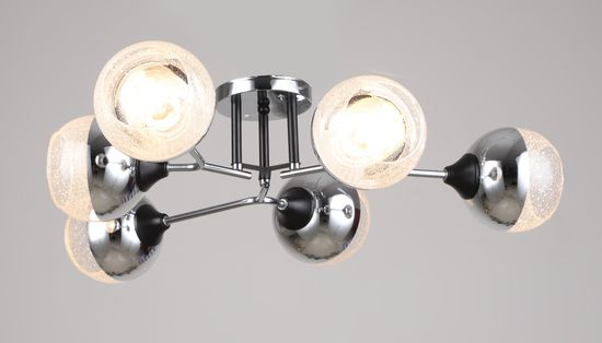 2243/6 CH+BK (1) Люстра (RL)