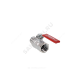 Кран шаровой латунь хром R254DL Ду 20 Ру42 ВР/НР рычаг красный Giacomini R254LX004