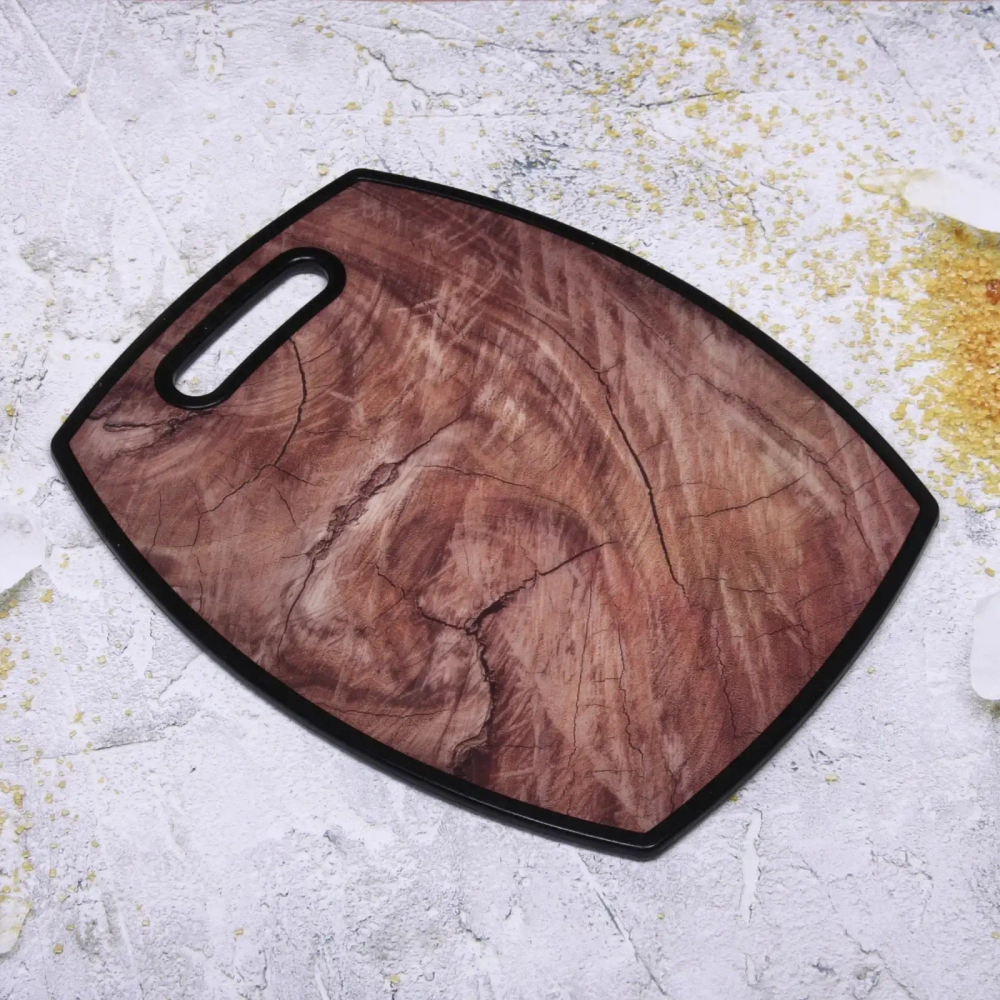 Доска разделочная пластиковая «Wood» 38*30см