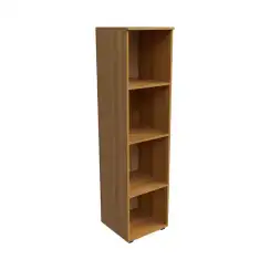 Шкаф узкий низкий открытый ЛФ231 400х406х1610, орех