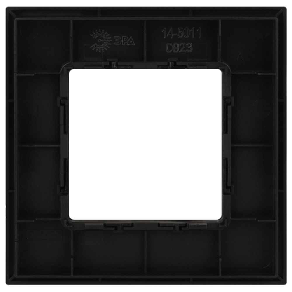 Рамка для розеток и выключателей ЭРА Elegance 14-5011-05 Classic, на 1 пост, антрацит
