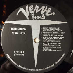 Винтажная виниловая пластинка LP Stan Getz Reflections (USA 1964)