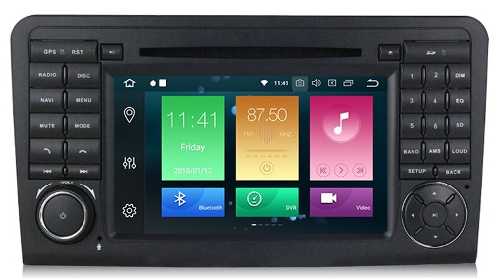 Магнитола для Mercedes-Benz GL (X164), ML (W164) 2005-2012 - Carmedia MKD-7008-P6 на Android 10, 6-ТУРБО ядер, 4ГБ-64ГБ