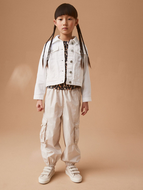 Куртка джинсовая для девочки Next 351-805, Белый