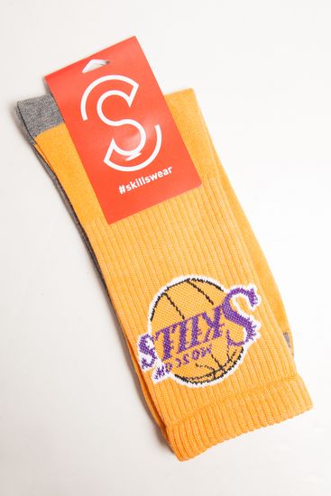 Носки SKILLS Los Angeles Yellow 40-44