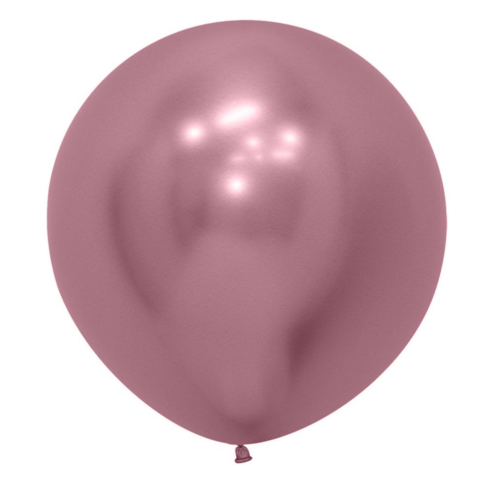 Шар 24&quot; хром розовый, (Зеркальные шары) / Reflex Pink 909
