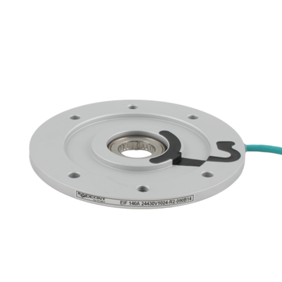 Фланцевый энкодер INNOCONT EIF 250S 28430V1024-R2-100/112B5 D=250, нержавеющая сталь, полый вал 28мм, 1024 имп/об, 5...30VDC, TTL/HTL, IP67, кабель 2м, фланец B5