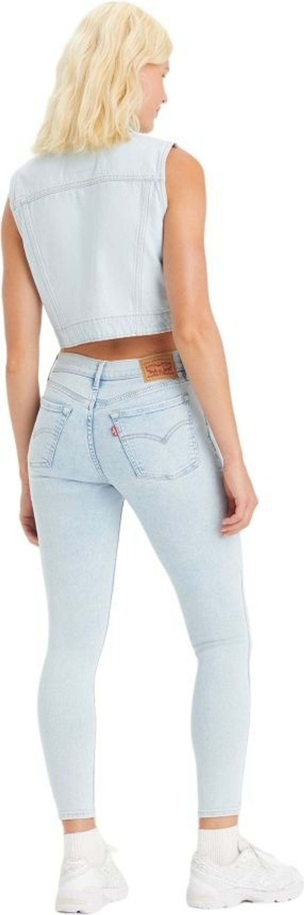 Джинсы женские LEVI'S 710 SUPER SKINNY LIGHT INDIGO - FLAT FINISH