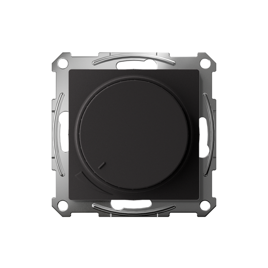 Светорегулятор поворотно-нажимной AtlasDesign 400Вт механизм карбон SE ATN001023