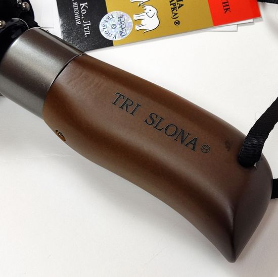 Мужской зонт Три Слона Чёрный Полный автомат 705