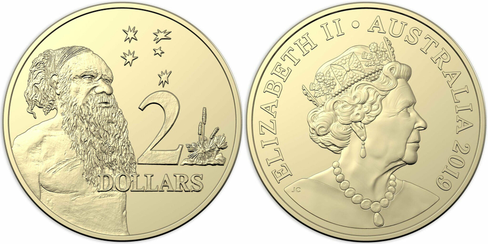 Австралия 2 доллара, 2019-2023 UNC