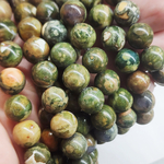 Риолит, бусина шар, 10.5мм, красочный, природный цвет