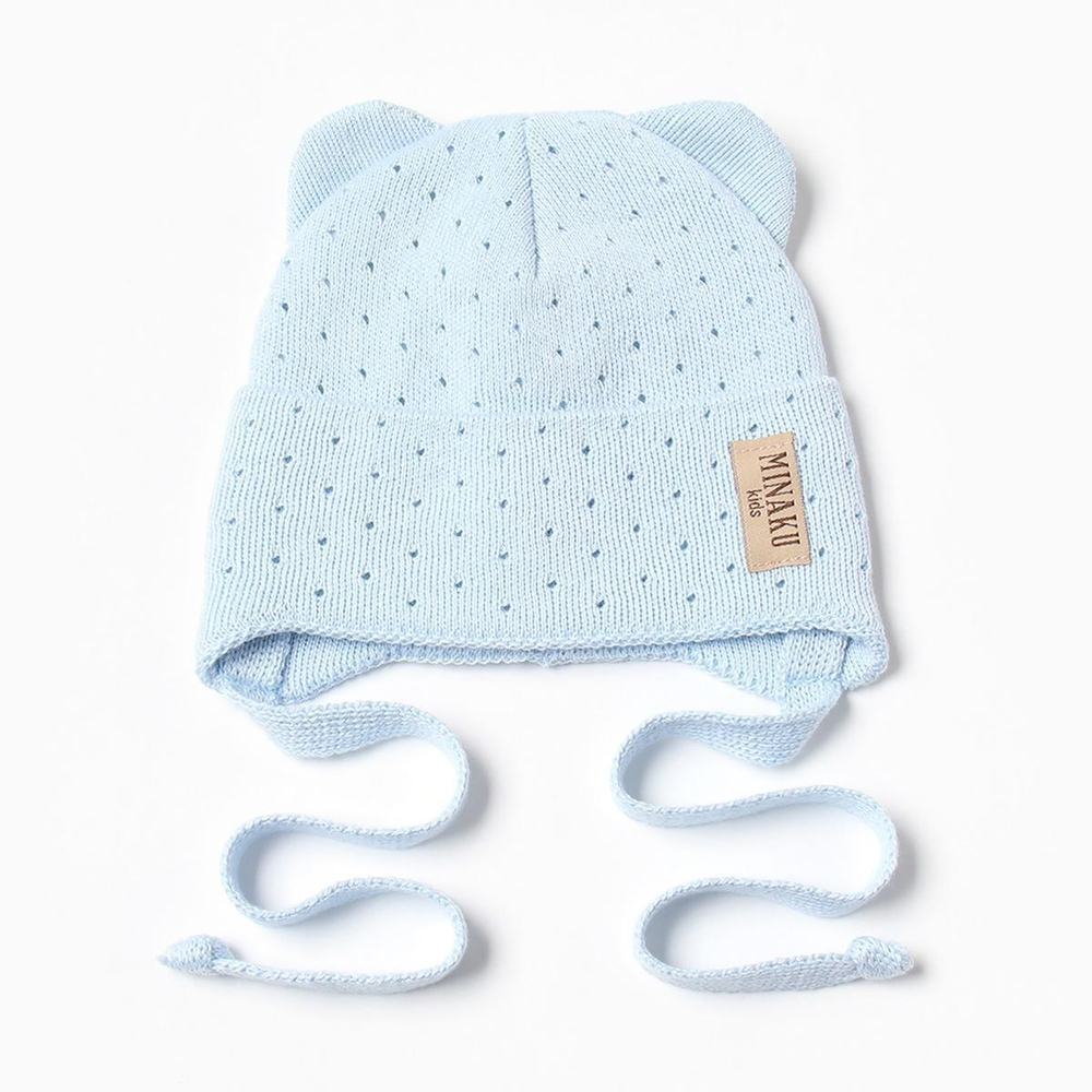 Шапка детская, р. 42-44, цвет голубой 9943028 (MINAKU)