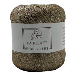 Пряжа Paillettes, 50г, 275м, 100%полиэстер (цена за 1 шт)