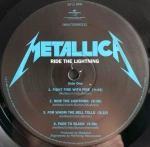 Metallica / Ride The Lightning (LP)