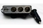 Разветвитель прикуривателя Dream WF-096 (3гн+USB)