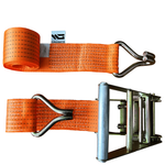 Стяжной ремень с крюками и храповым механизмом