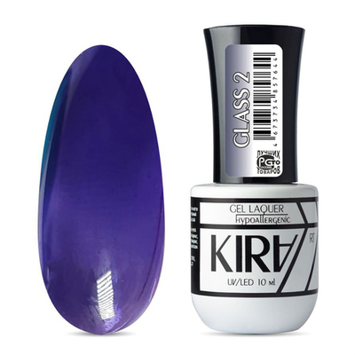 КИРА гель-лак GLASS 002 10 мл.