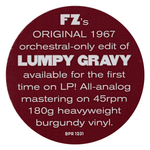 Frank Zappa / Lumpy Gravy Primordial (Coloured Vinyl)(LP)