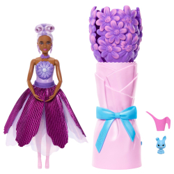 BARBIE Flower Reveal - Кукла Цветочное открытие Фиолетовая маргаритка JMF58